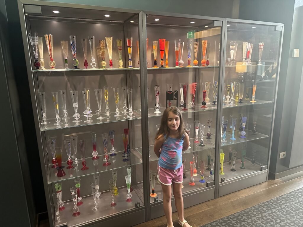 Glass Display at Hyatt Centric Murano